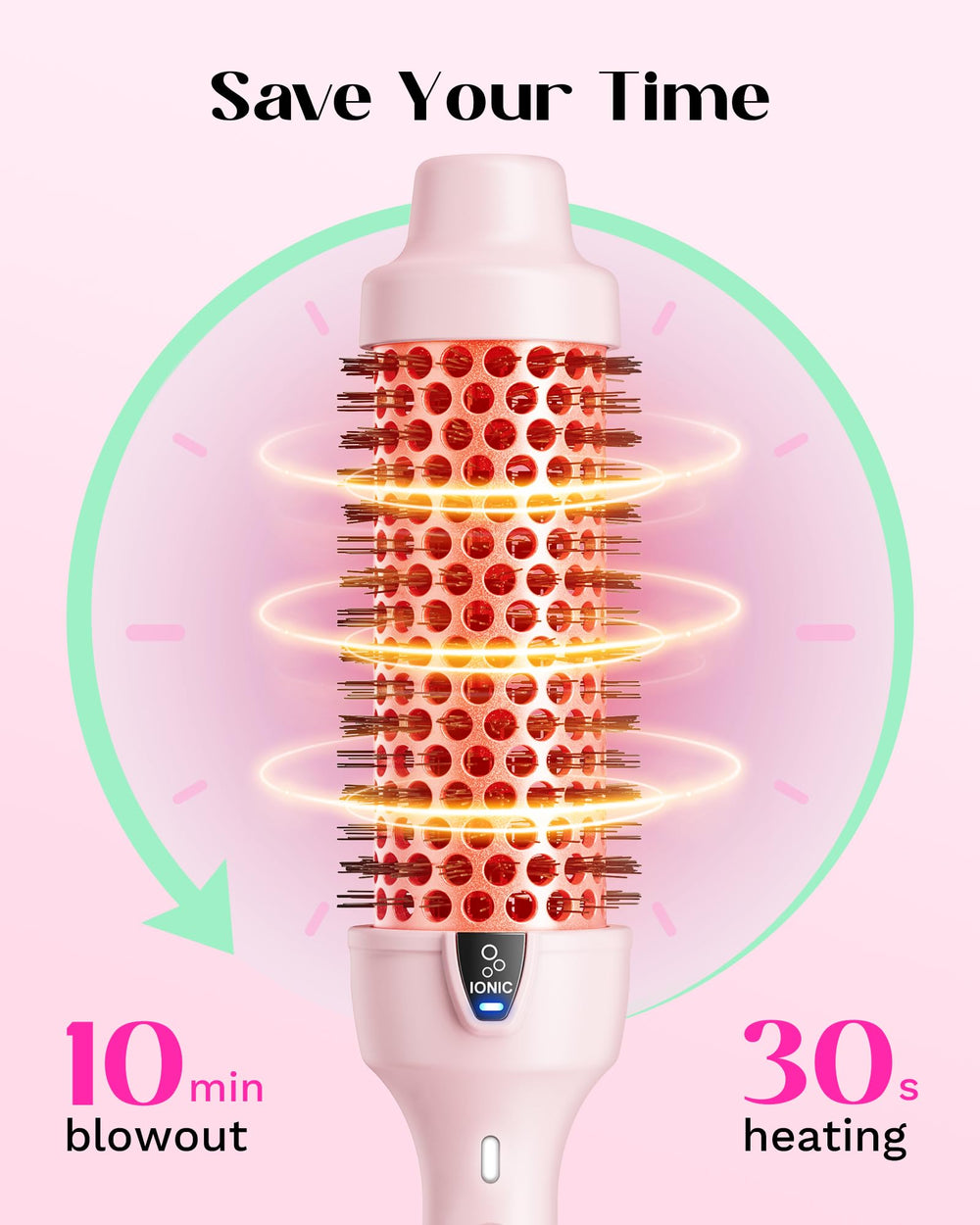 Wavytalk Easy-use styling tool simplifies curling and smoothing for beginners.