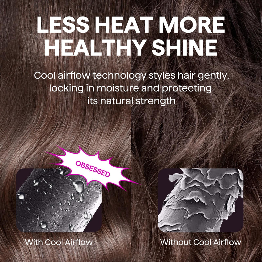 Wavytalk five heat settings on control panel for customization