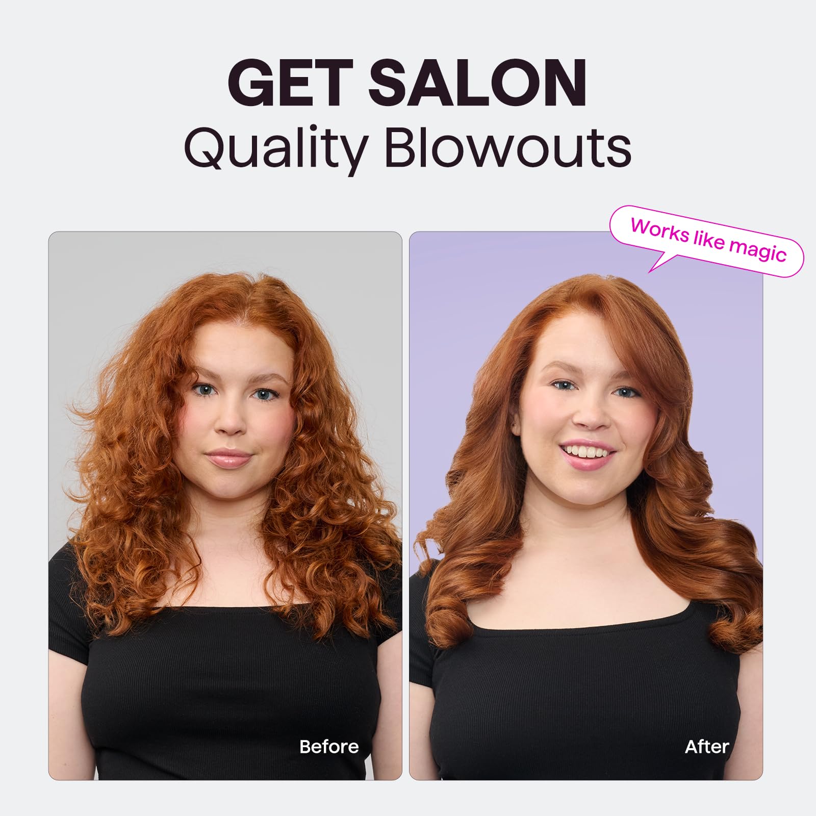 Wavytalk frizz-reduction in real-life routine demonstration