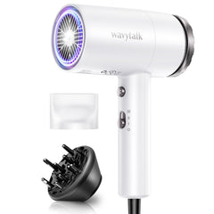 Wavytalk hair dryer 1875W motor for fast drying and frizz control.