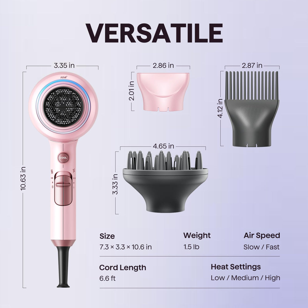 Wavytalk auto shut-off feature in pink ensuring safe use during styling.
