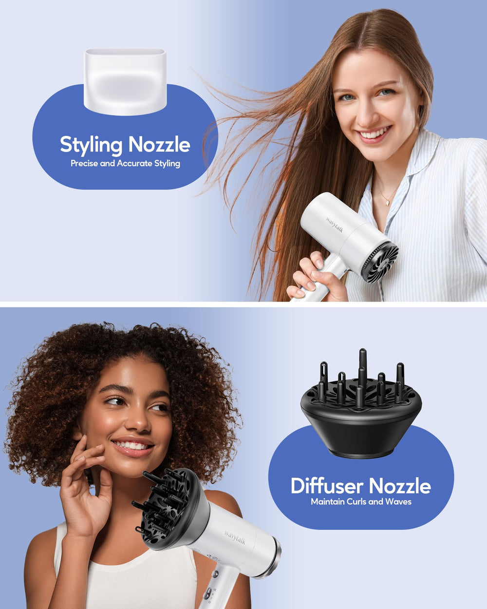 Wavytalk even-heat distribution minimizes hotspots during use.