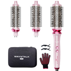 Wavytalk Heatwave Pro 1.25-inch barrel for precise short-hair styling.