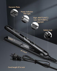 Wavytalk Pro Mini heats to 350°F in 30 seconds for quick touchups.