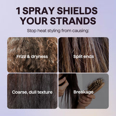 Wavytalk Smooth Barrier spray mist demonstrates even distribution for consistent protection