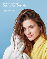Wavytalk blue straightener with 3D floating plates for smooth glide