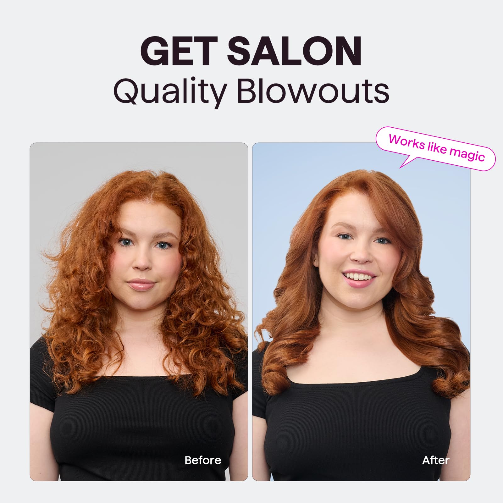 Wavytalk temperature settings 330, 370, 410 for customized styling