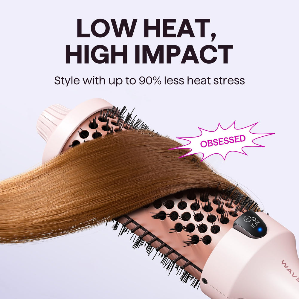 Wavytalk Thermal Brush Blowout Boost Grande dual voltage design for styling anywhere