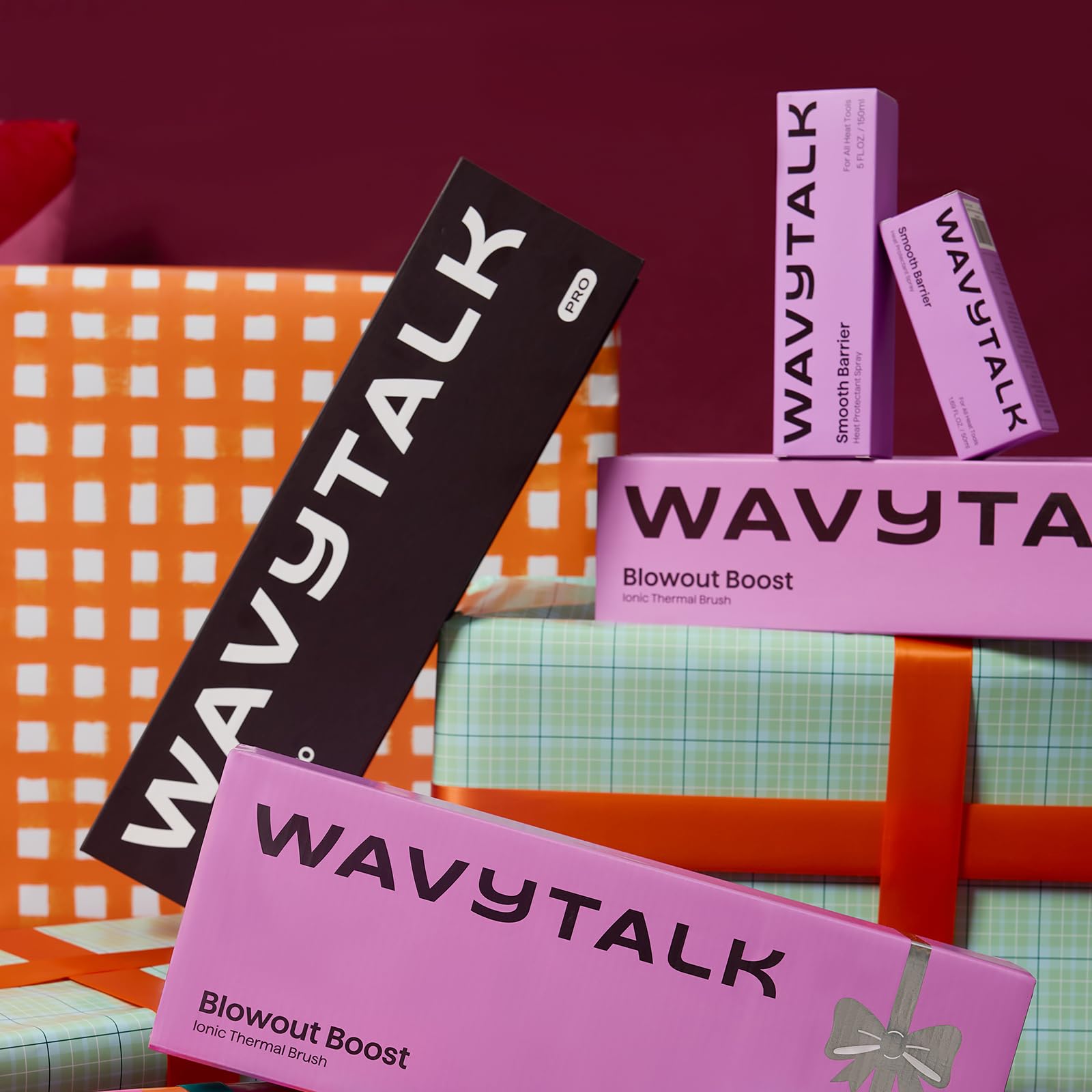 Wavytalk Thermal Brush dual voltage for worldwide travel without converters.