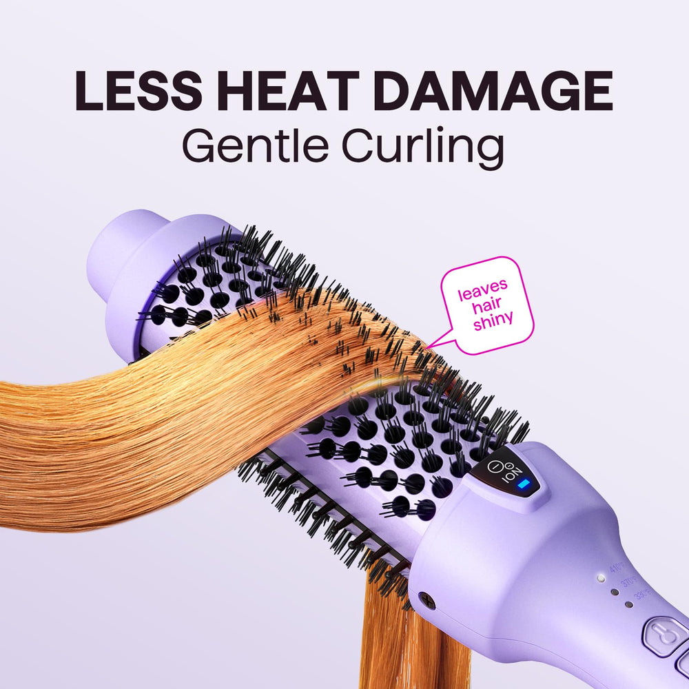 Wavytalk dual-voltage travel brush enables styling on the go
