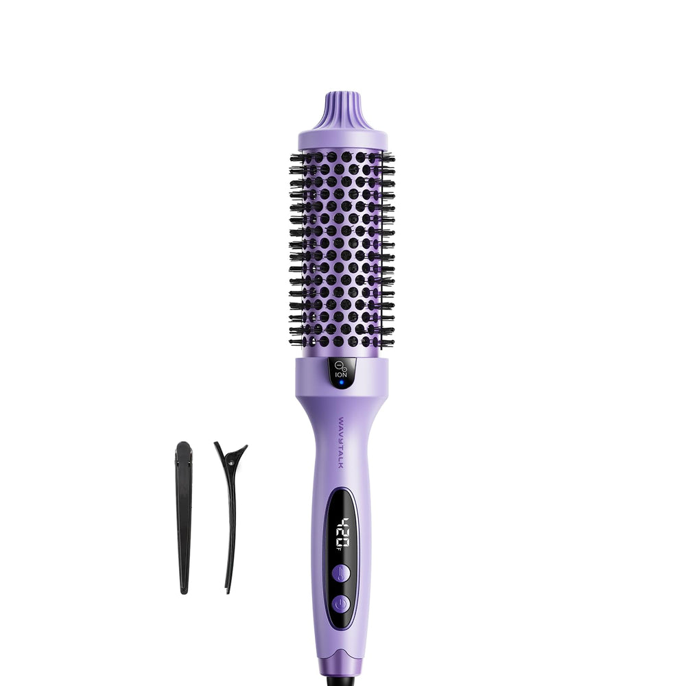 Wavytalk Thermal Brush with handle and brush head delivering precise control for smooth blowouts