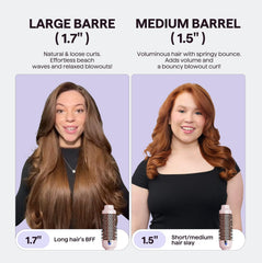 Wavytalk Thermal Brush ionic technology reduces frizz and boosts shine
