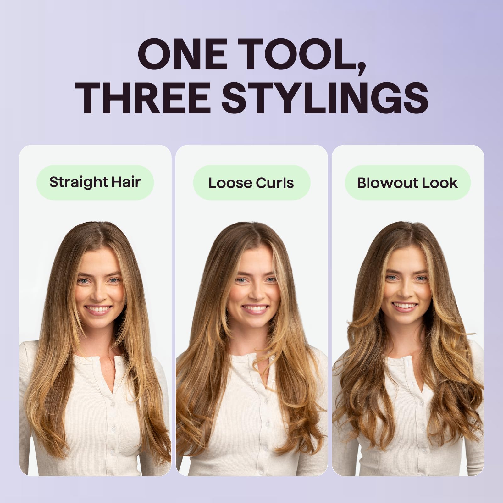Wavytalk Ionic brush releases negative ions to help lock in moisture.