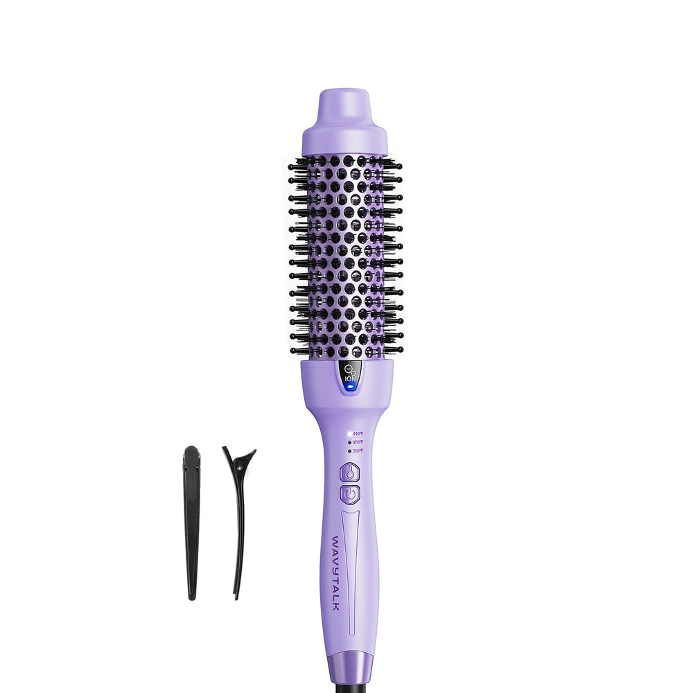 Wavytalk thermal brush with one-point-five-inch barrel for salon-like blowouts at home