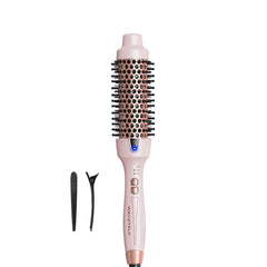 Wavytalk thermal brush side view shows even heat for a smooth, frizz-free finish.