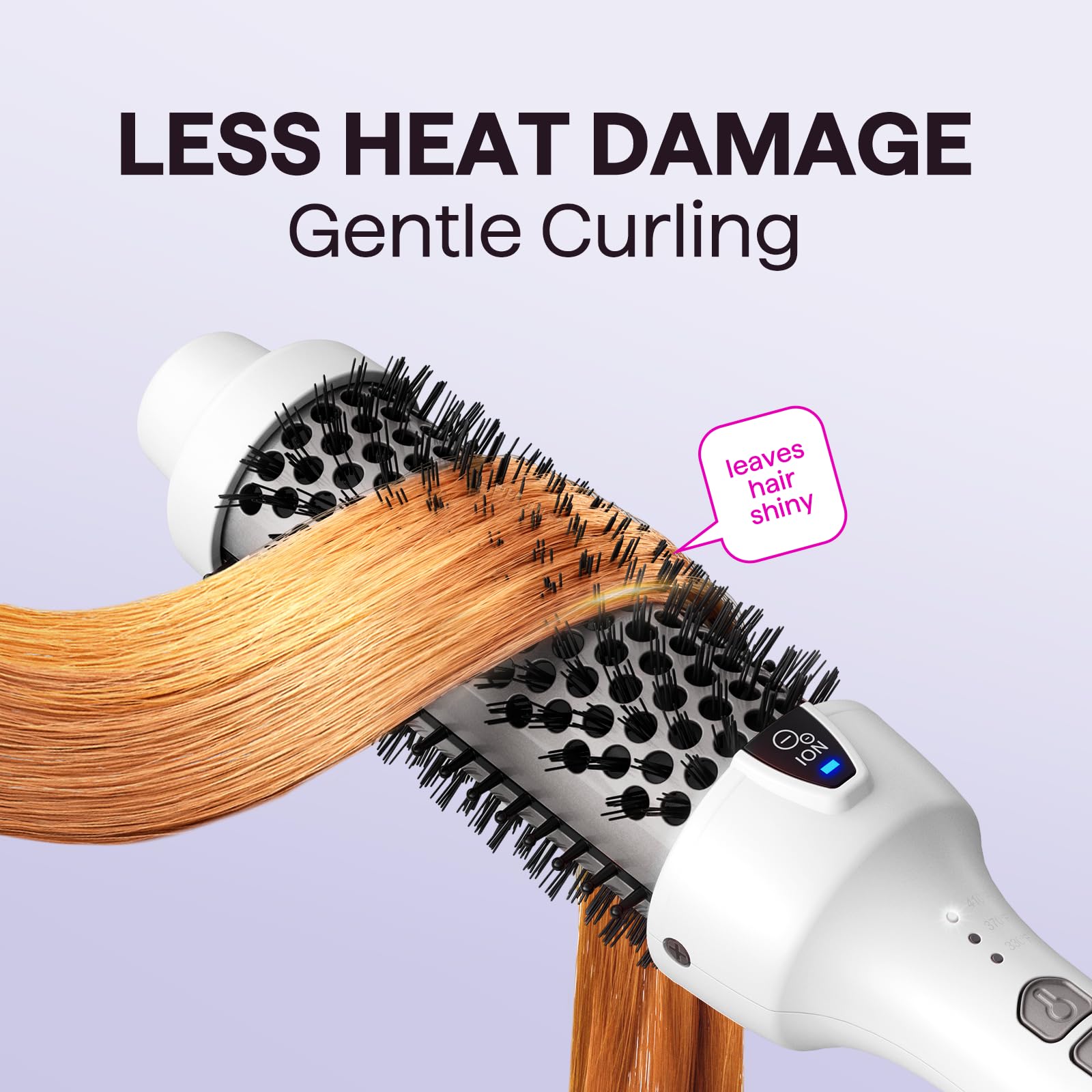 Wavytalk travel-friendly ionic brush with universal voltage for on-the-go styling.