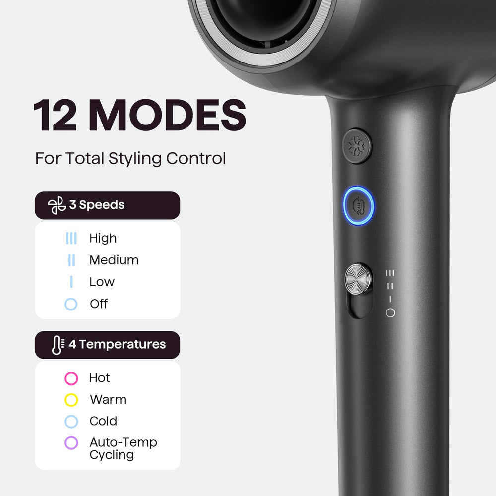 Wavytalk Turblow Pro lightweight design enables effortless styling anywhere.