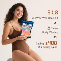 Wax Bear mess-free application removes hair in a single motion