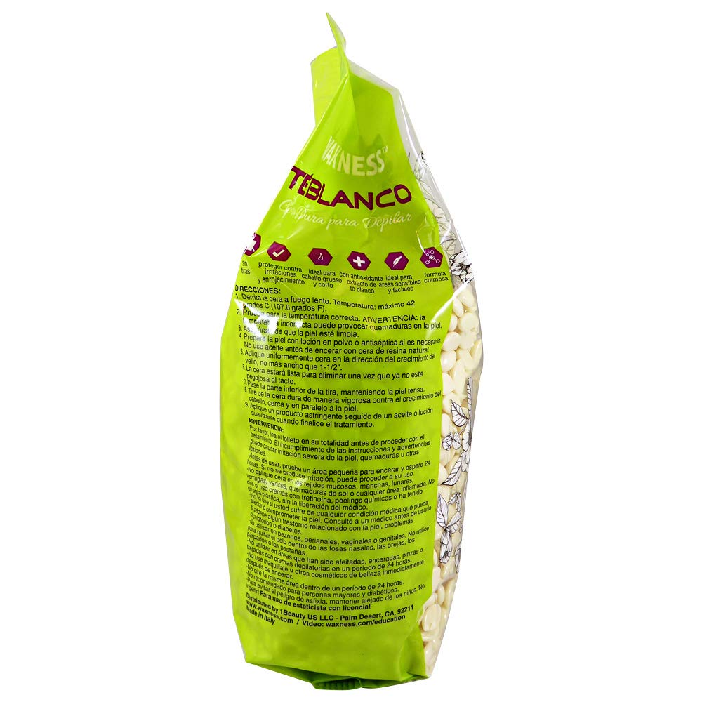 Wax Necessities beads in ready-to-use design suggest quick, clean waxing sessions at home.