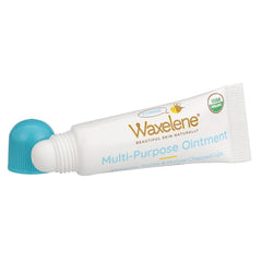Waxelene Original Lip Tube closeup highlights silky texture and smooth lips.