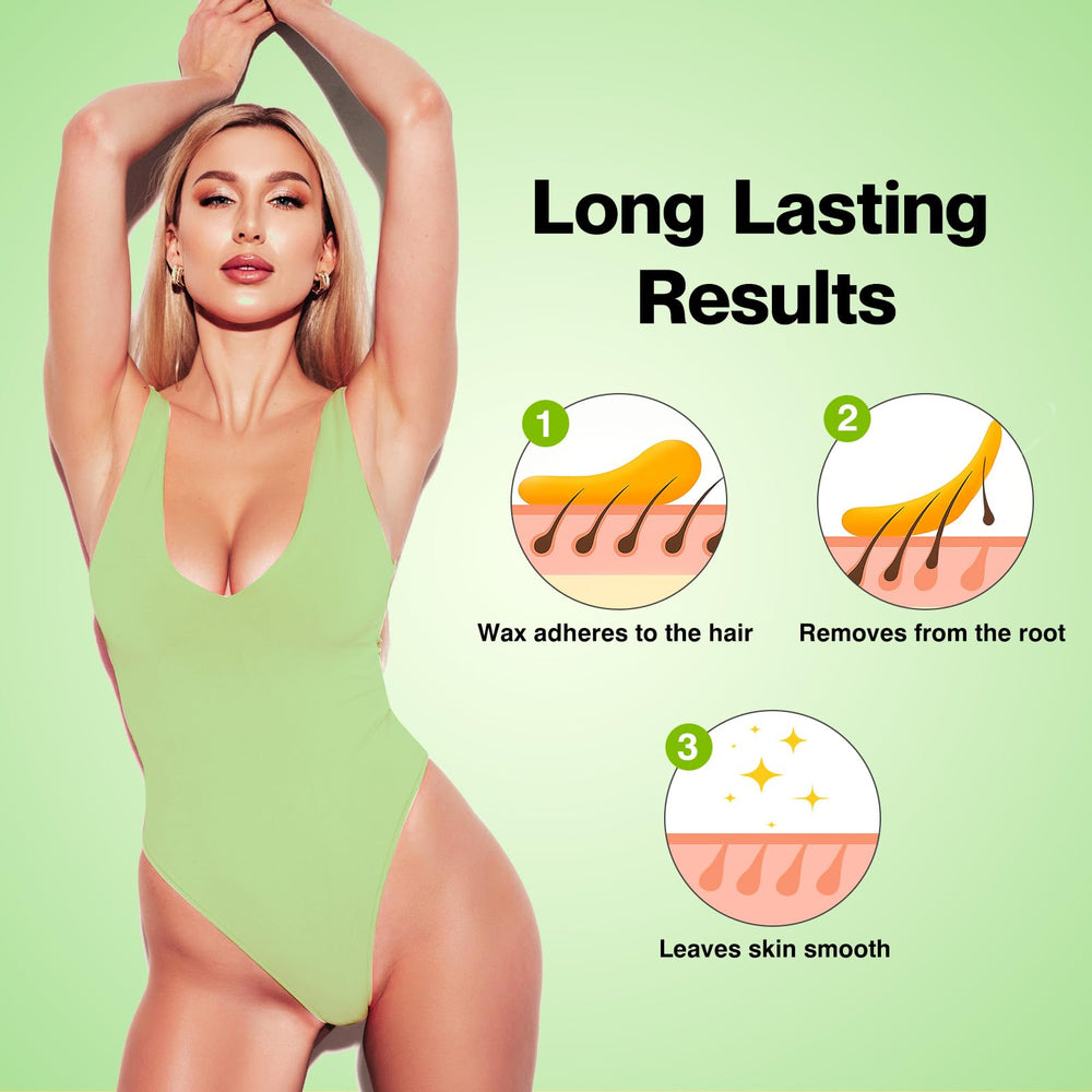 Waxers Roll on Wax Kit Wax Strips enable quick, clean removal after waxing
