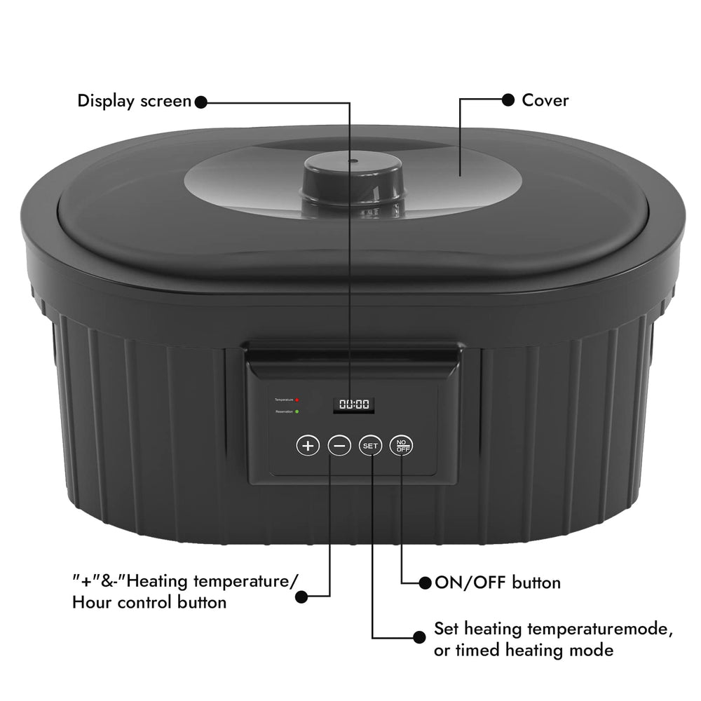 Waxkiss heat-insulating grid keeps surfaces cool during use