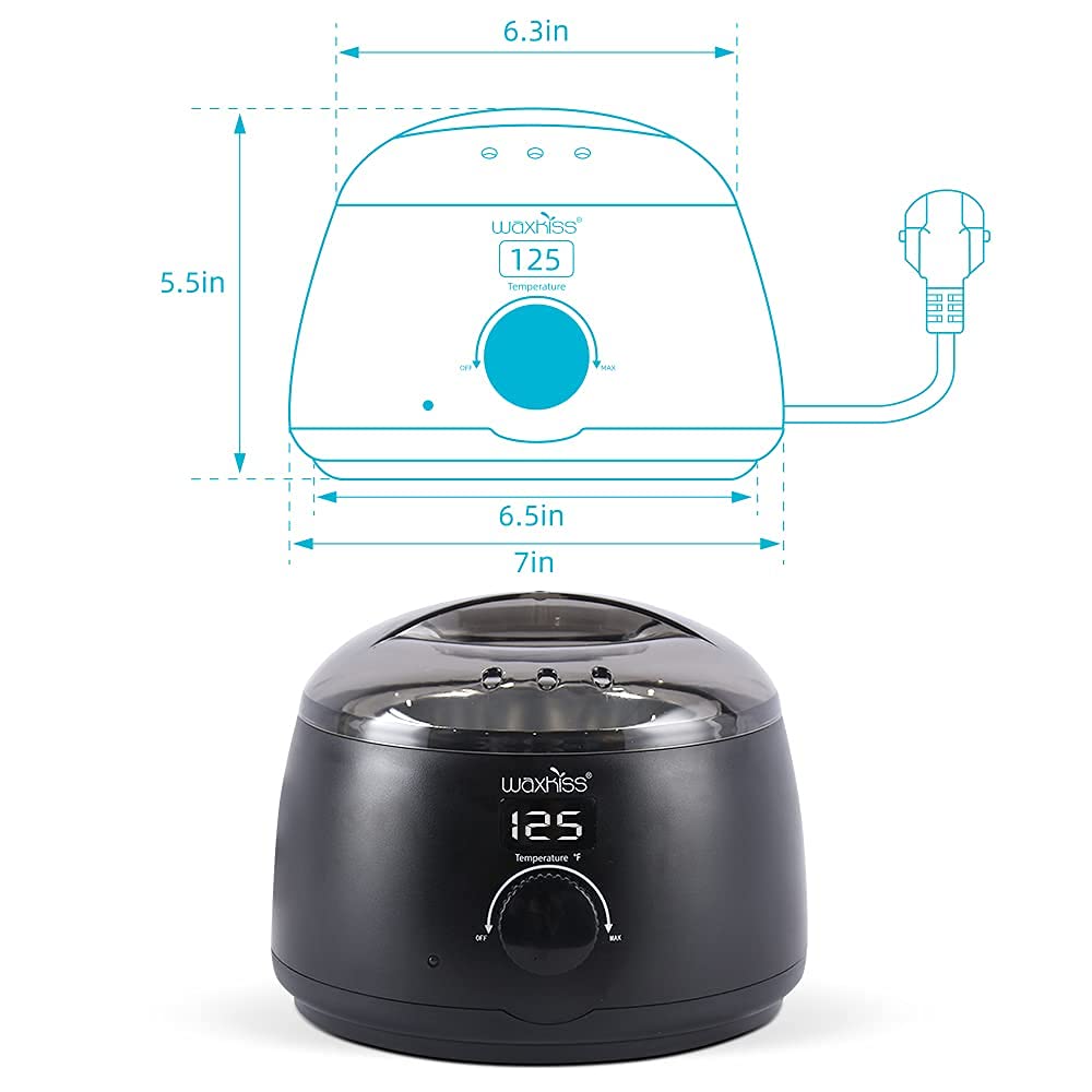 waxkiss wax warmer digital display helps dial ideal temperature quickly