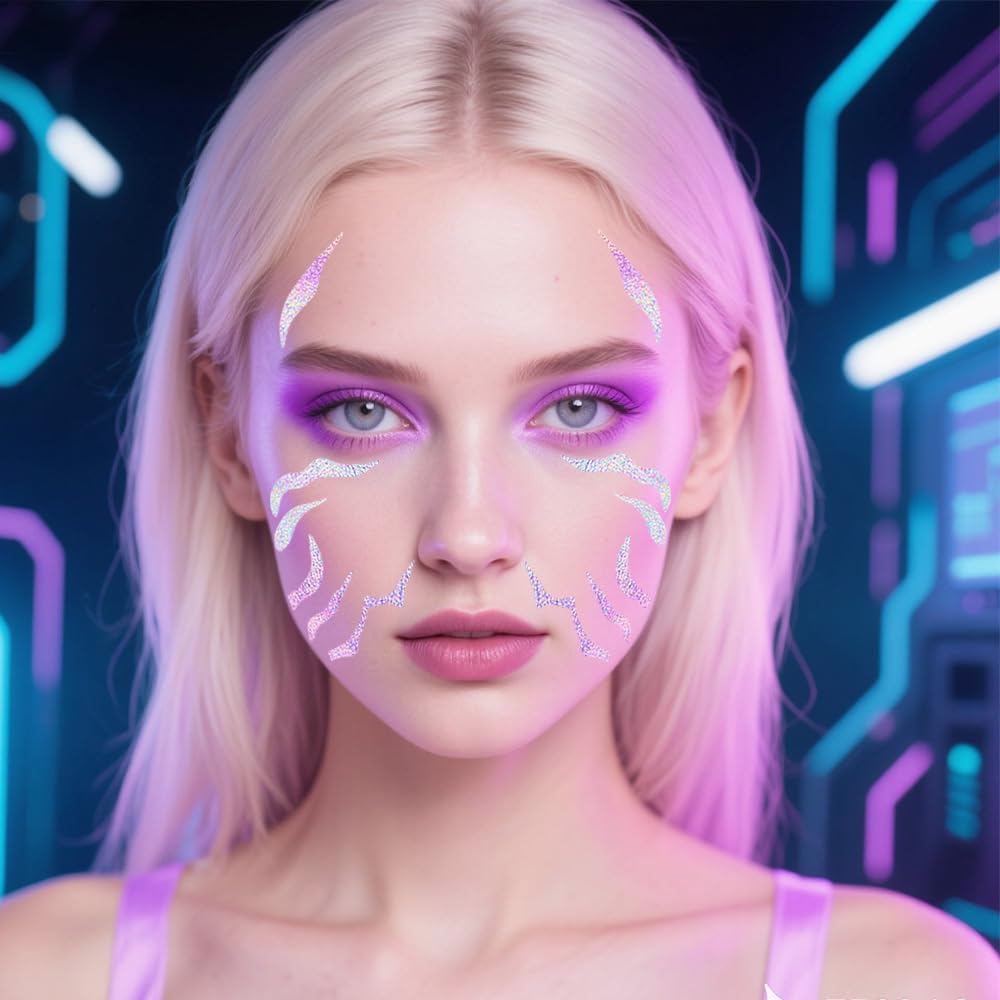 Waxkure anime purple tattoos during application with damp cloth method