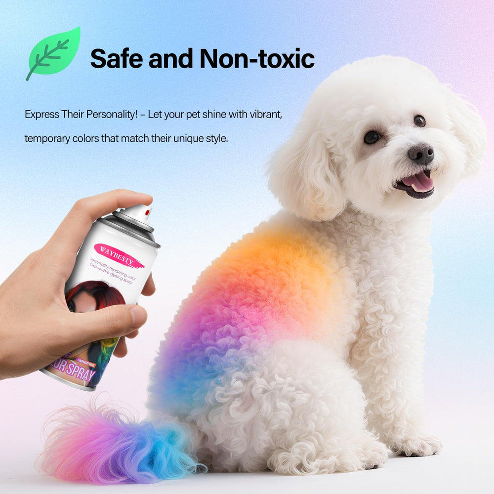 Waybesty color spray on adults at a party for vibrant shade
