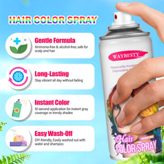 Waybesty quick-dry spray delivers instant color with no long wait times.