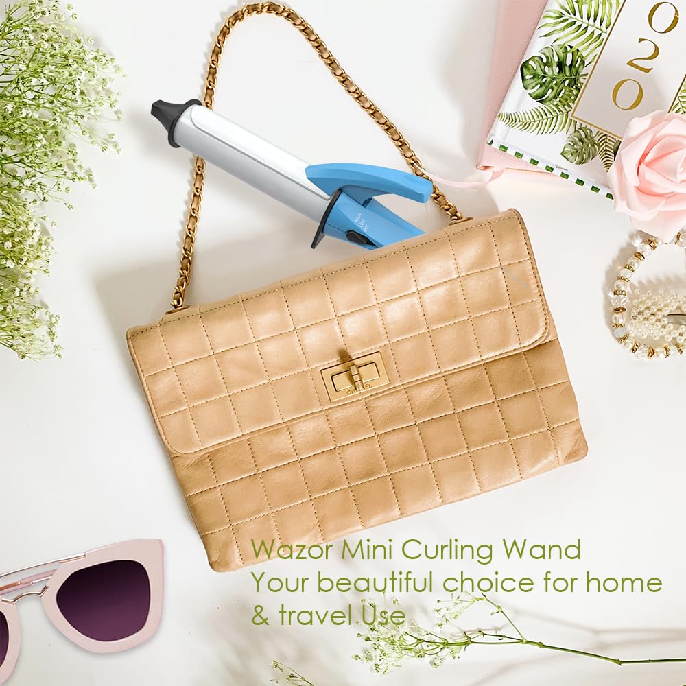 Wazor wand delivering natural-looking curls on short hair