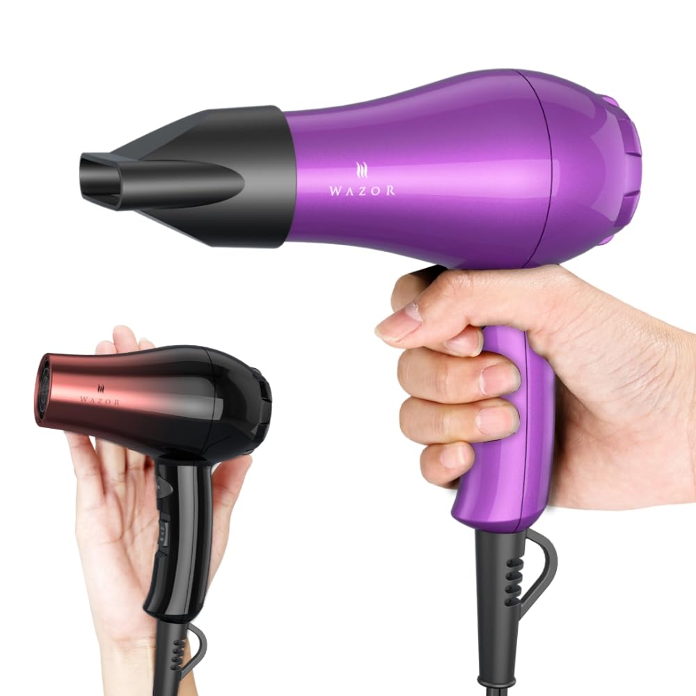 Wazor lightweight mini hair dryer for pour painting dries quickly and evenly