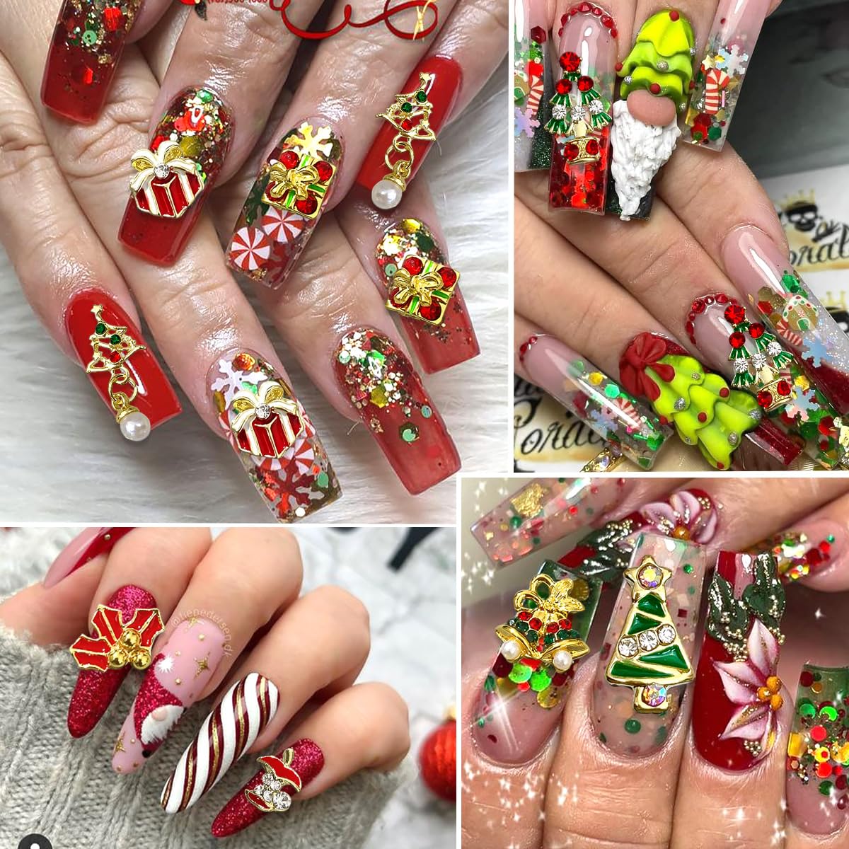 WBRRFJJ christmas-nail-charms gift-gems create elegant holiday nails.