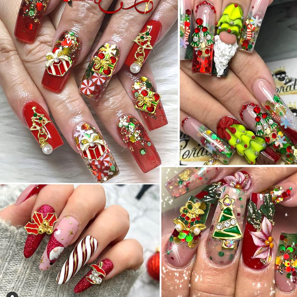 WBRRFJJ christmas-nail-charms gift-gems create elegant holiday nails.