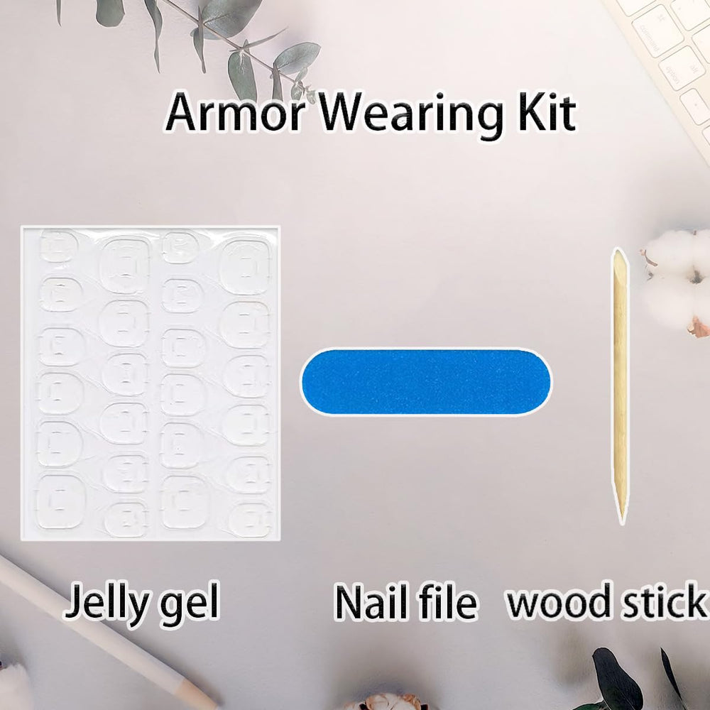 WBRRFJJ nail file kit helps precise fitting and tidy removal.