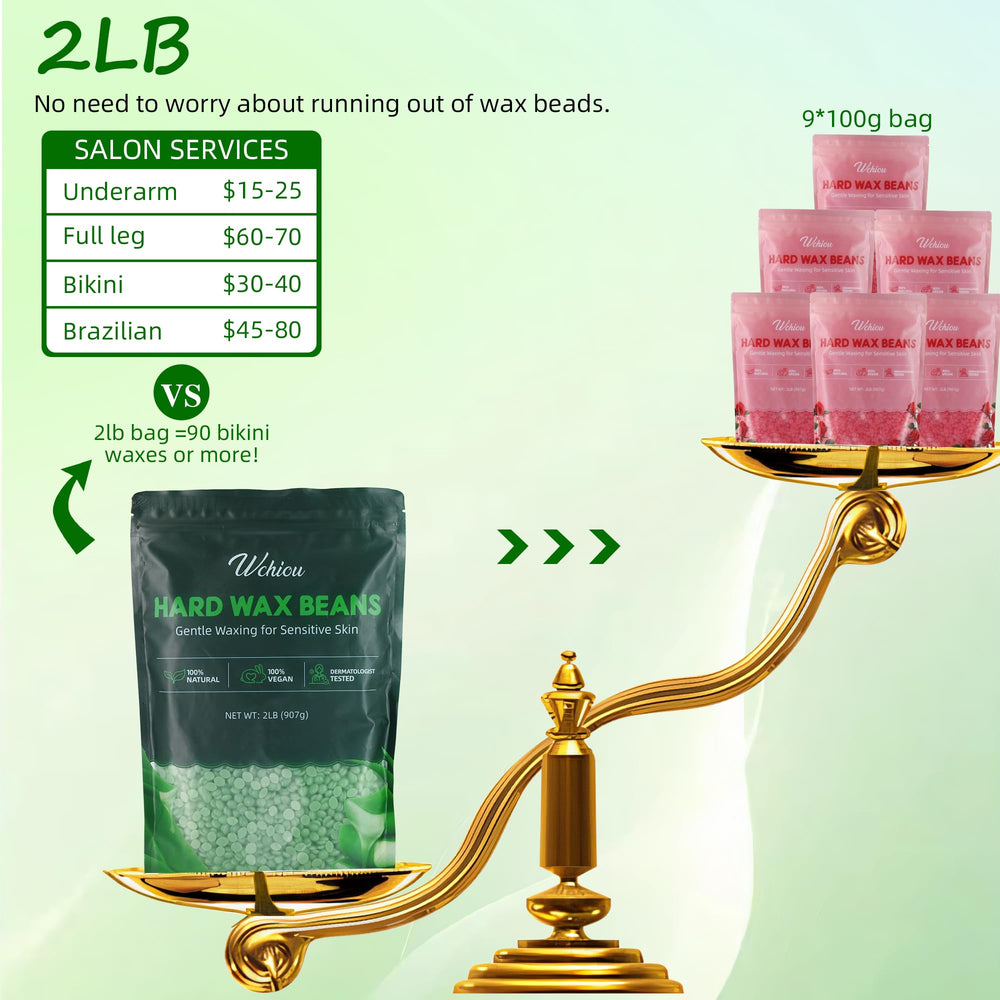 Wchiou eyebrow wax beads close-up highlighting precise brow shaping capability