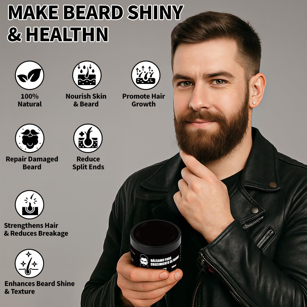 Wdvpue beard care application small amount demonstrates easy daily use