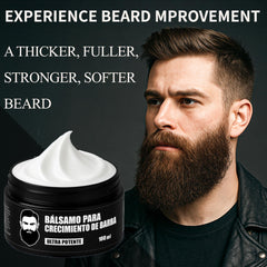Wdvpue beard growth balm texture demonstrates fast absorption and light feel