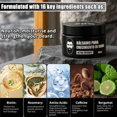 Wdvpue rosemary infused balm highlights herbal ingredients for healthy beard routine