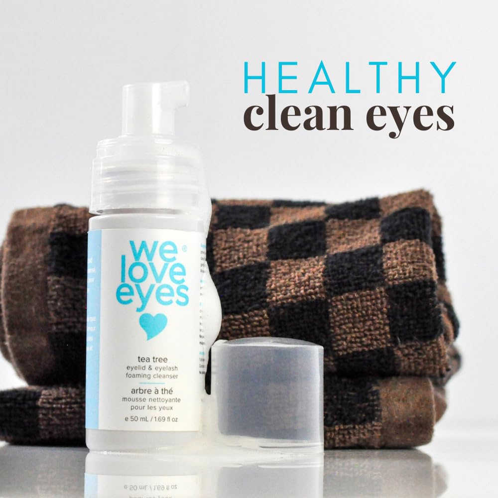 We Love Eyes tea tree eyelid cleanser ingredients shot emphasizes probiotic, plant-based preservative system