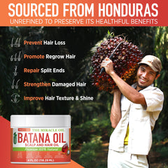Wealthskin Batana Oil split ends treatment highlighting hair breakage repair.