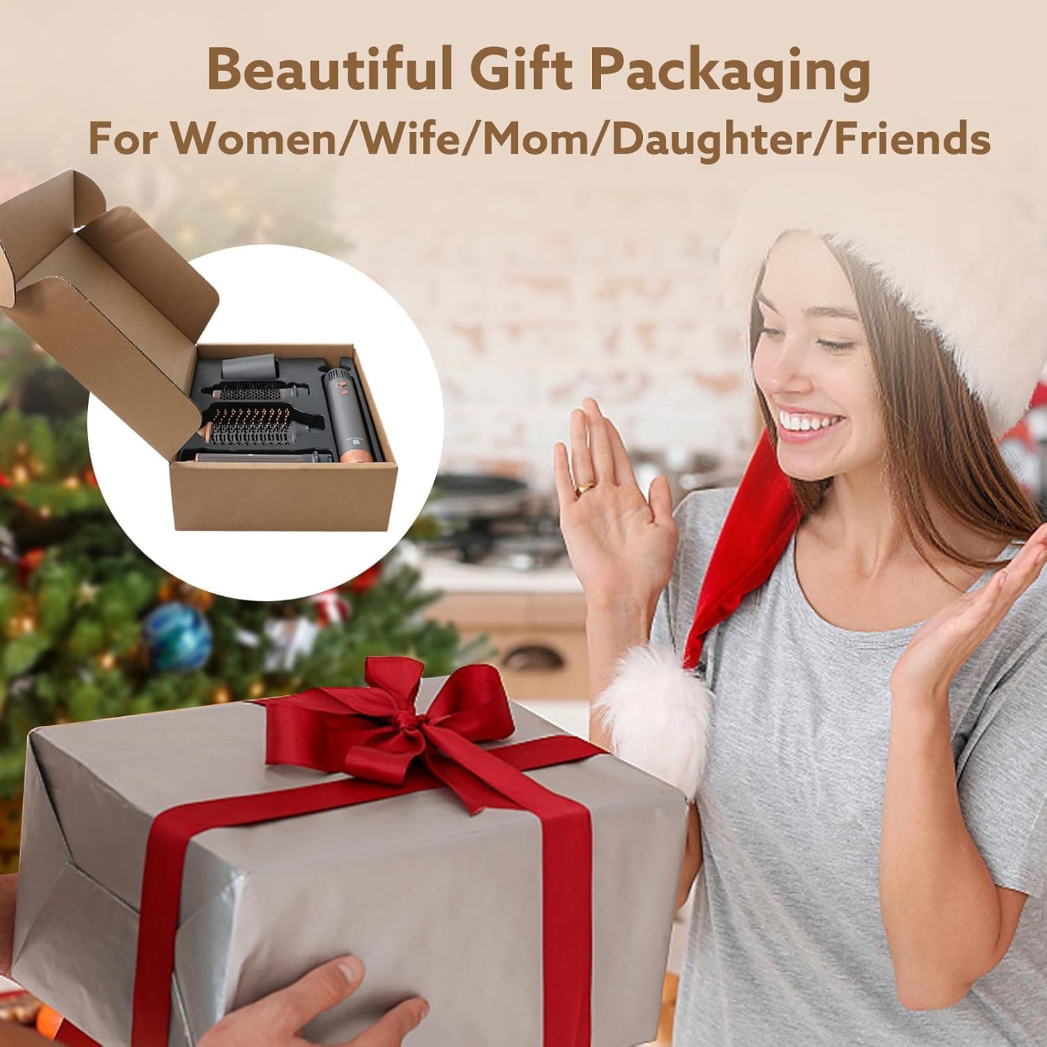 webeauty 5 in 1 hot air brush ceramic coating for smoother finish