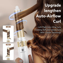 webeauty 5 in 1 hot air brush round brush for volumizing hair
