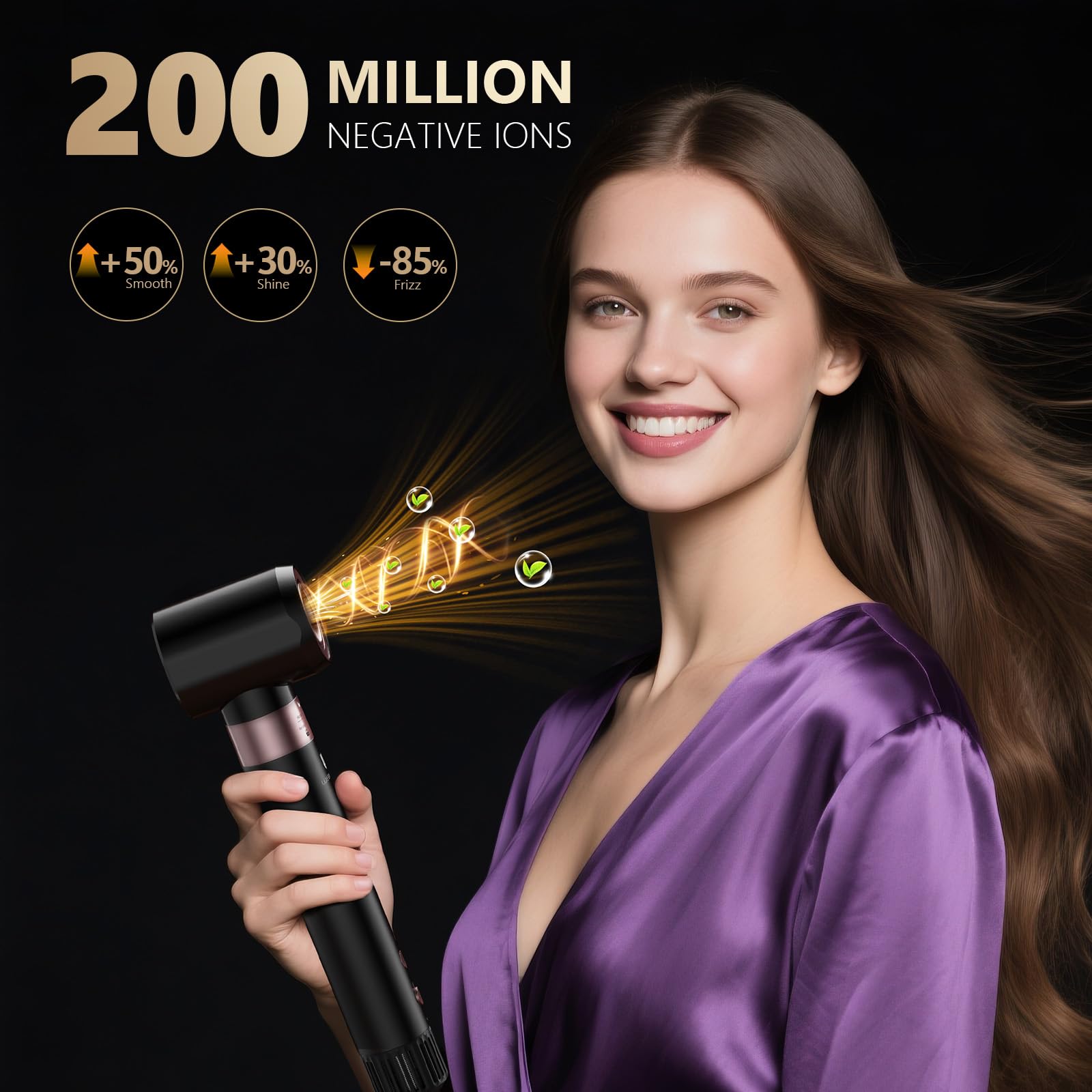 WeBeauty auto air curls wand creates soft waves with controlled heat