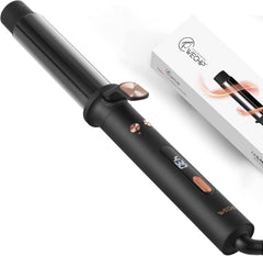 WeBeauty automatic rotating curling iron with 360° rotation for quick, uniform curls.