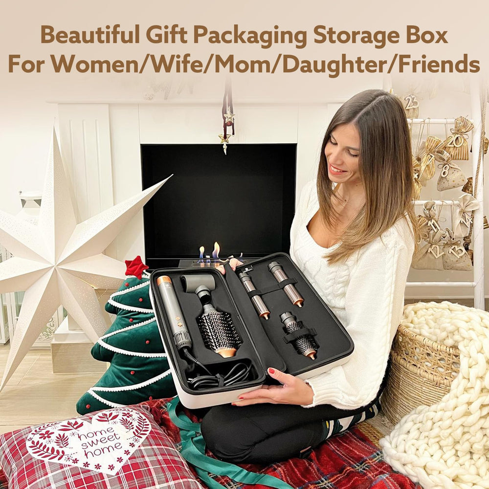 Webeauty carrying case keeps tools organized for travel.