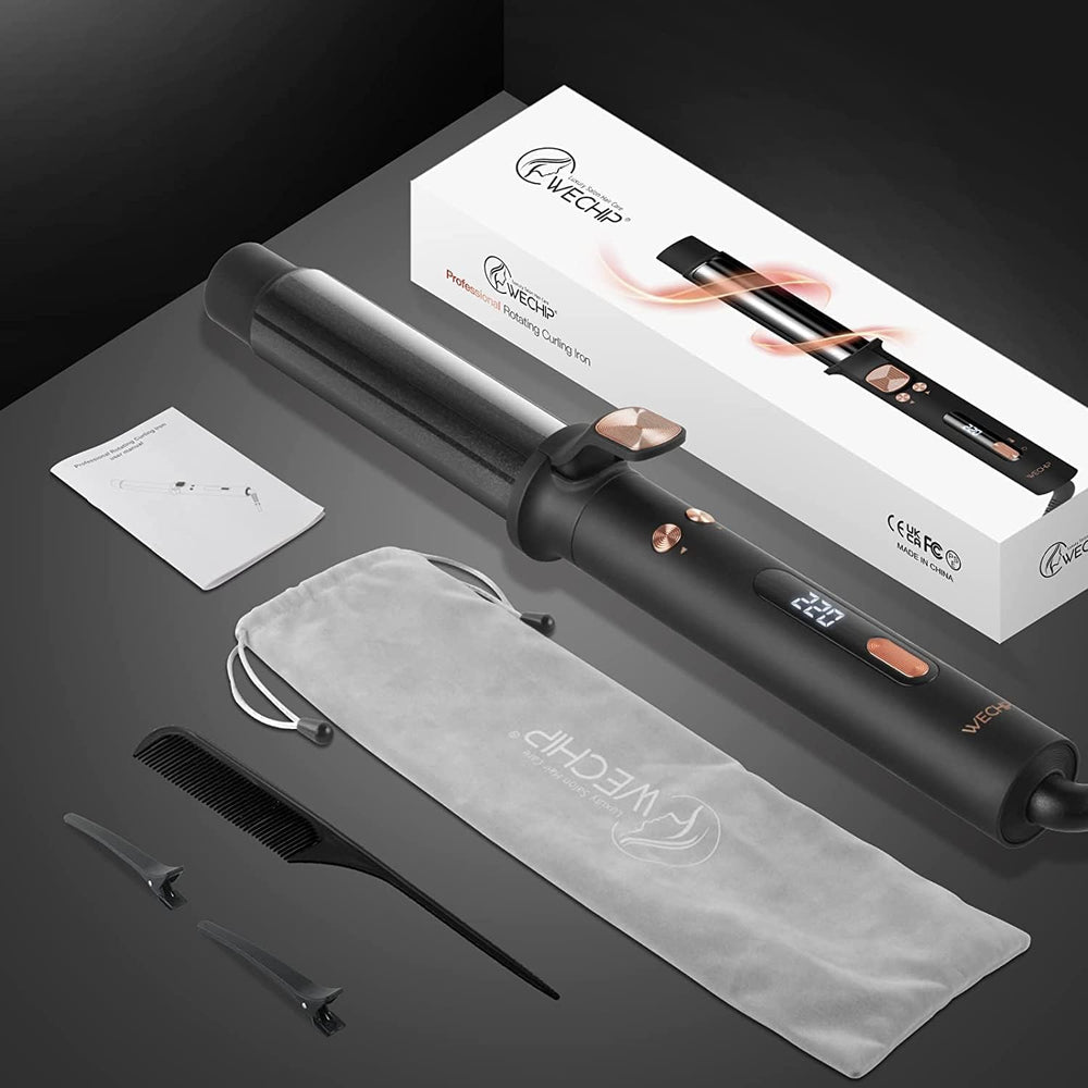 WeBeauty easy clamp-and-rotate operation for effortless curls.