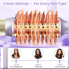 webeauty hair dryer brush 8-in-1 ionic technology: negative ions for smoother, frizz-free finish