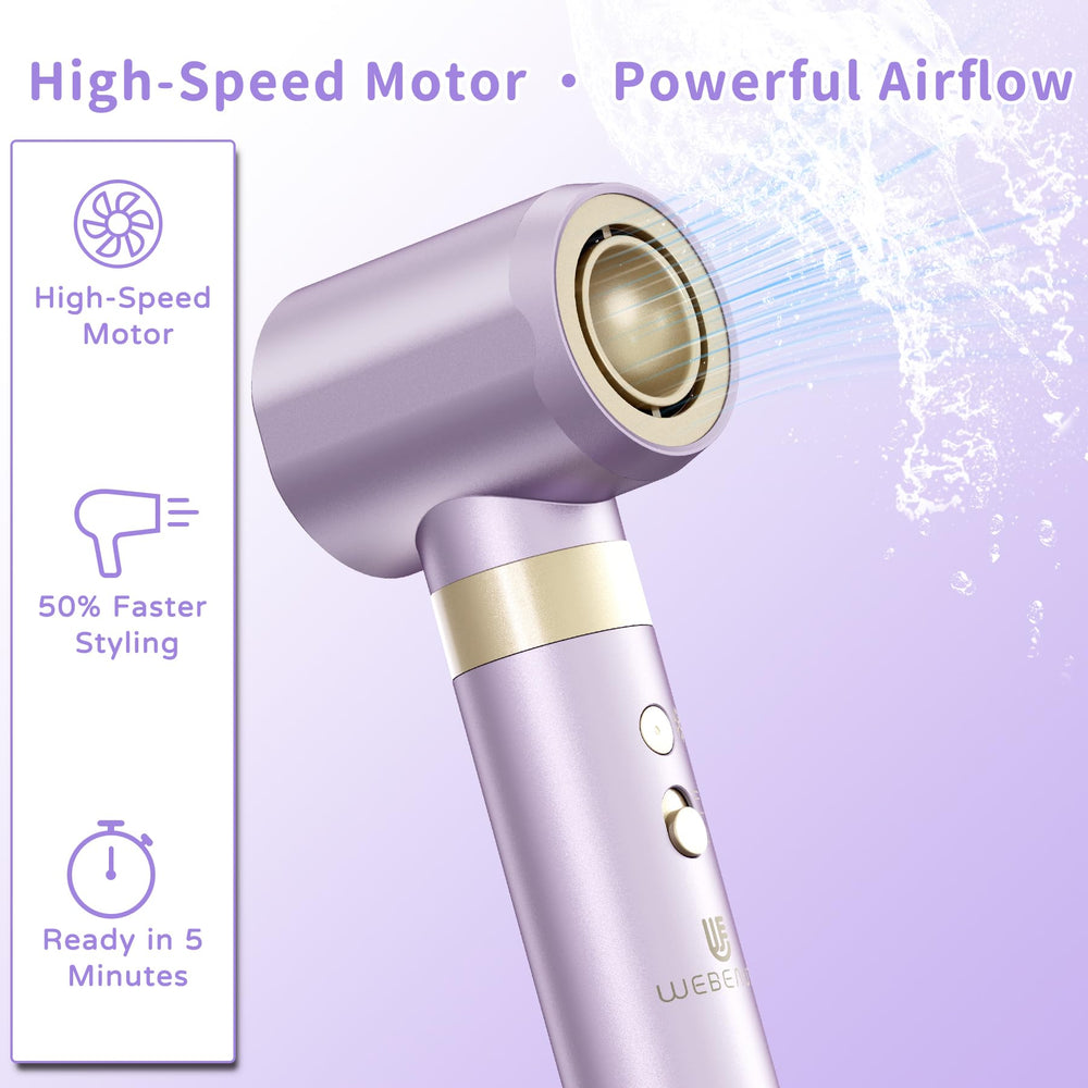 webeauty hair dryer brush 8-in-1 nozzle attachment: focused airflow for precise styling