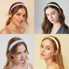 Wecoe headbands plain staple provides simple, versatile wear for daily outfits.